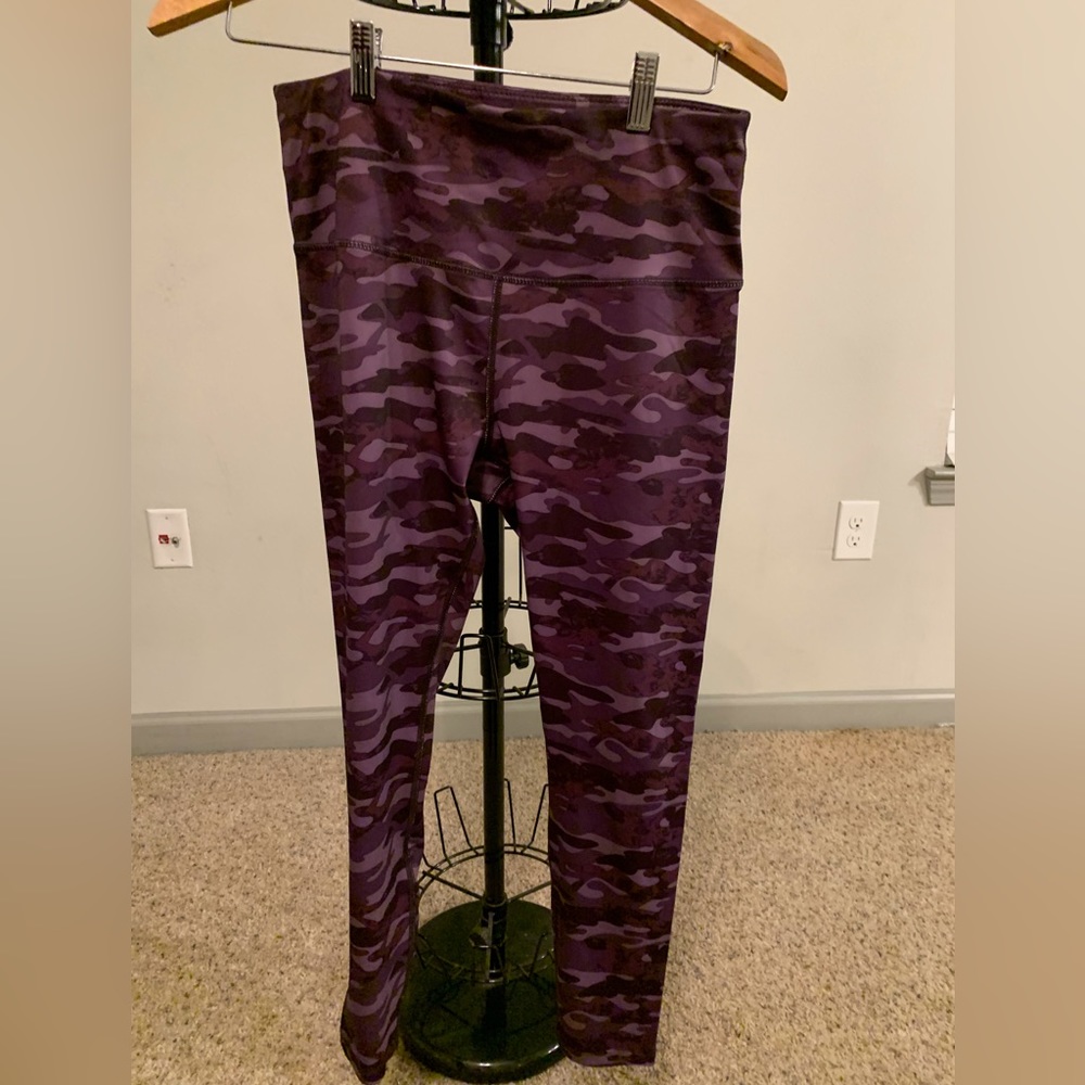 Purple Camo Yoga Pant